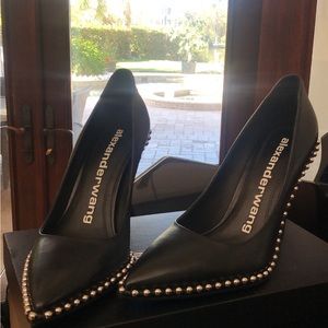 Beautiful new Alexander Wang heels Black,  size 39.